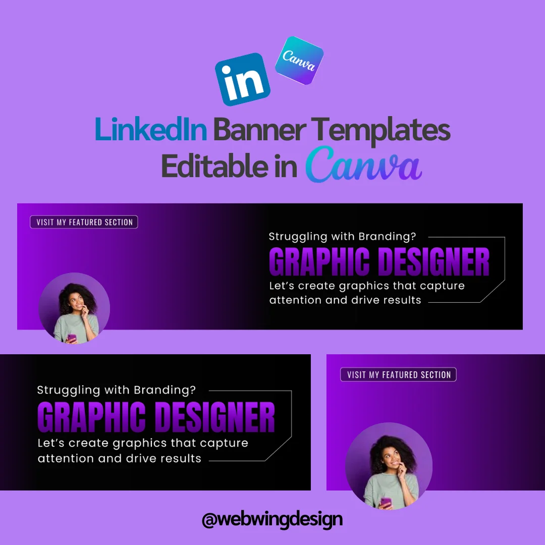 LinkedIn profile - PURPLE COLOR